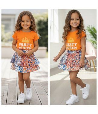 Party Queen Set - Oranje