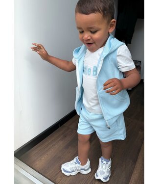 Draakjes en Boefjes Little Boss Vest Set - Licht blauw (Verzenddatum 29 Jan)