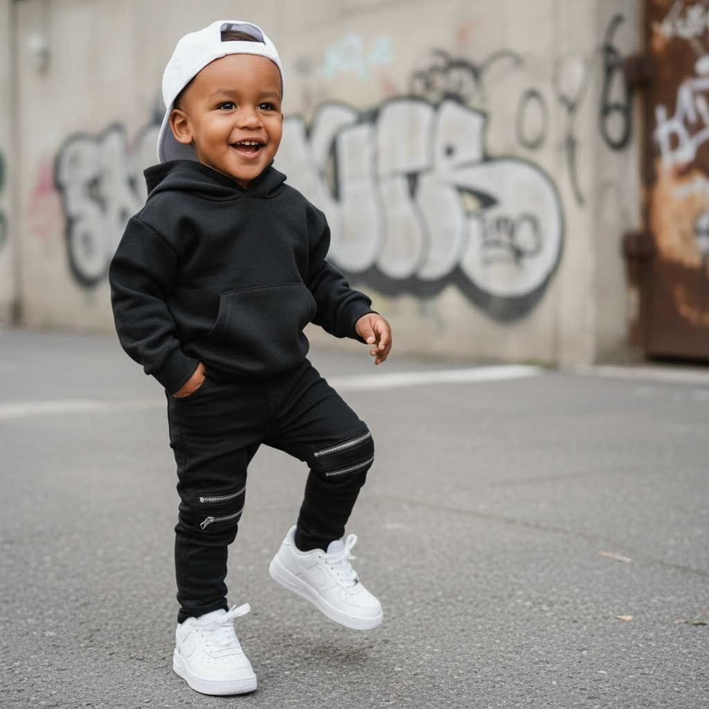 Zip it Jeans - Zwart