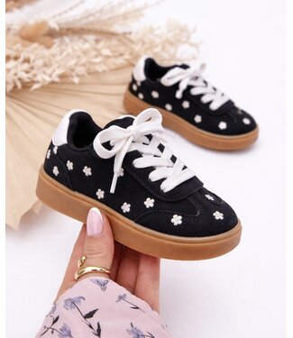 Flower sneakers - Zwart (Verzenddatum 22 Jan)