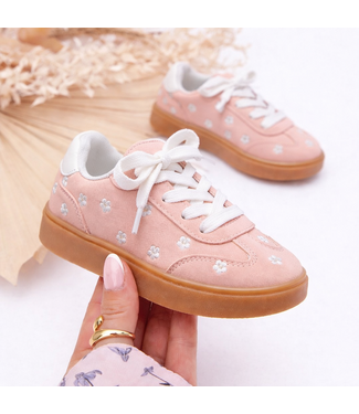 Flower sneakers - Roze