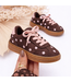 Flower sneakers - Marron