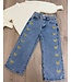 Golden heart jeans