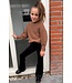 Draakjes en Boefjes Velvet flared broek - Zwart