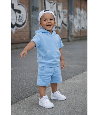 Short Joggingset - Licht Blauw