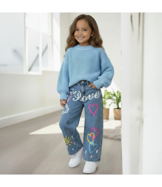 Denim Jeans Blauw - Colour LOVE