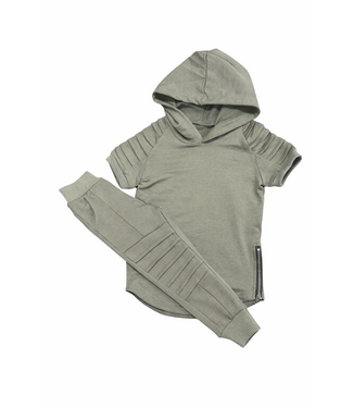 Biker Jogging Set - Khaki