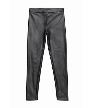 Leatherlook Legging - Zwart