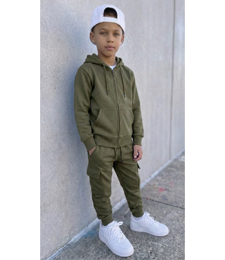 Cargo Joggingset - Khaki (Verzenddatum 22 Jan)