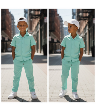 Blouse set - Turqouise