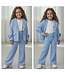 Blazer Bow Set - Blauw
