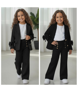 Blazer Bow Set - Zwart