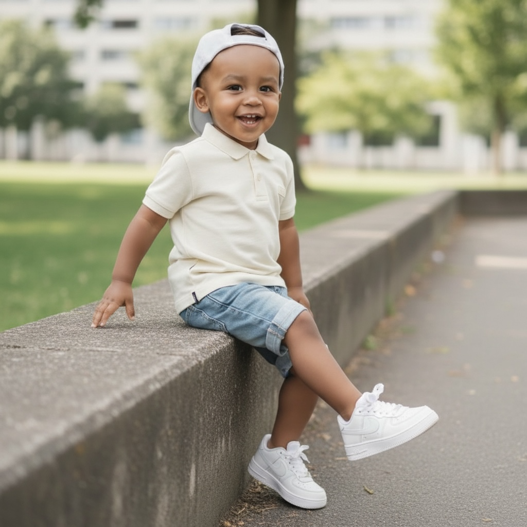 Polo T-Shirt - Off White (Verzenddatum 29 jan)