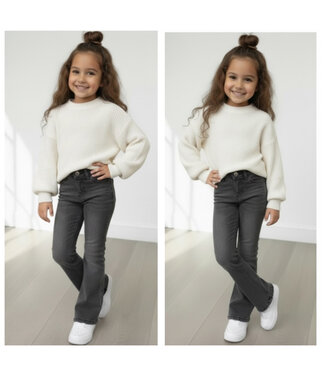 Koko Noko Flared Jeans - Grijs (Verzenddatum 1 mei)