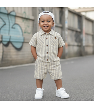 Dirkje  Blouse short set - Off White  (Verzenddatum 24 jan)