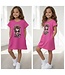 Girly T-shirt dress - Fuchsia