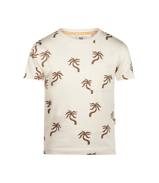 Koko Noko Palm Print T-Shirt - Off White (Verzenddatum 24 jan)