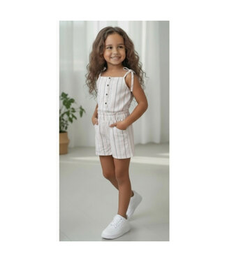 No Way Monday 2-delige gestreepte set - Off White