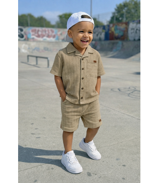 Koko Noko Blouse short set - Pebble