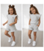 Koko Noko Short Ruffle 2-Delige Set - Gestreept (Verzenddatum 1 mei)