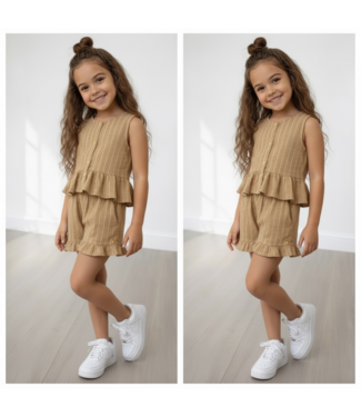 Koko Noko Brown & Stripe 2-delige set (Verzenddatum 12 feb)