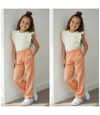 Koko Noko Wide Leg Pants - Blushed Terra