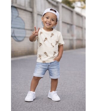 Koko Noko Palm Print T-Shirt - Off White