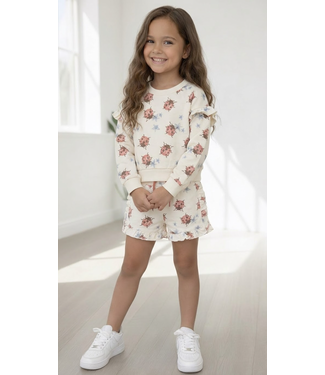 Dirkje  Sweater met lieveheerbeestjesprint - Off White