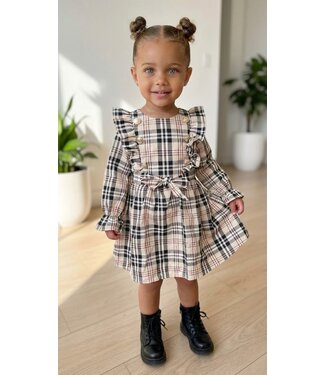 Draakjes en Boefjes Blocked Ruffle Dress