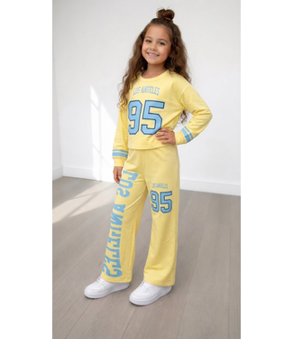 Los Angeles 95 Joggingset - Geel