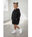 Basic Hoodie Dress - Zwart