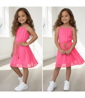 Summertime Dress - Fuschia