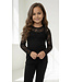 Lace body top - Zwart