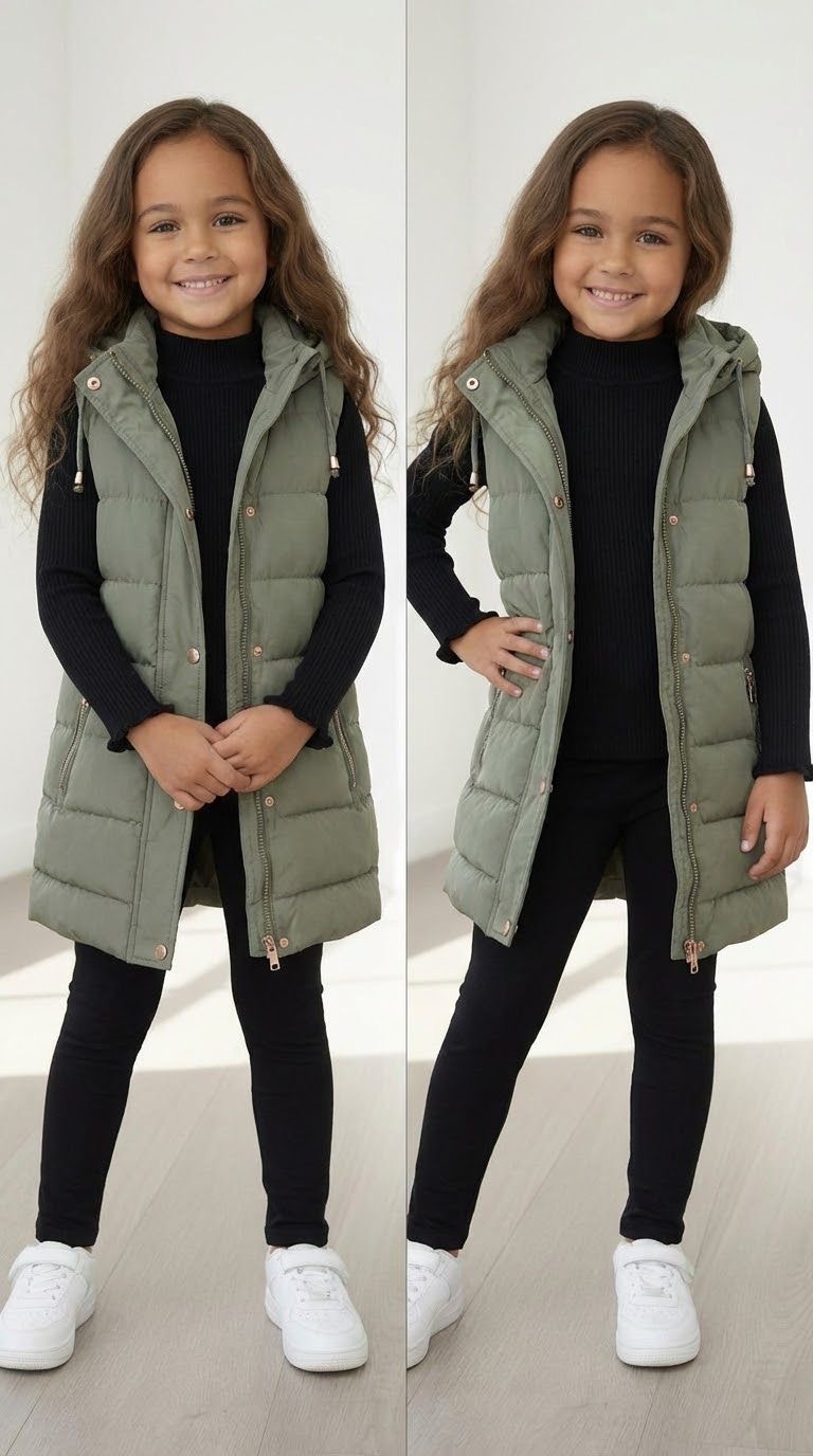 Detail Bodywarmer - Khaki