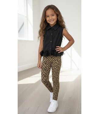 Leopard Tregging - Bruin