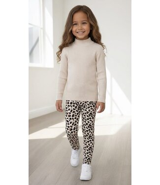 Leopard Tregging - Beige