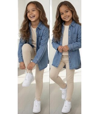 Denim Blouse & Top - Blauw (Verzenddatum 12 maart)