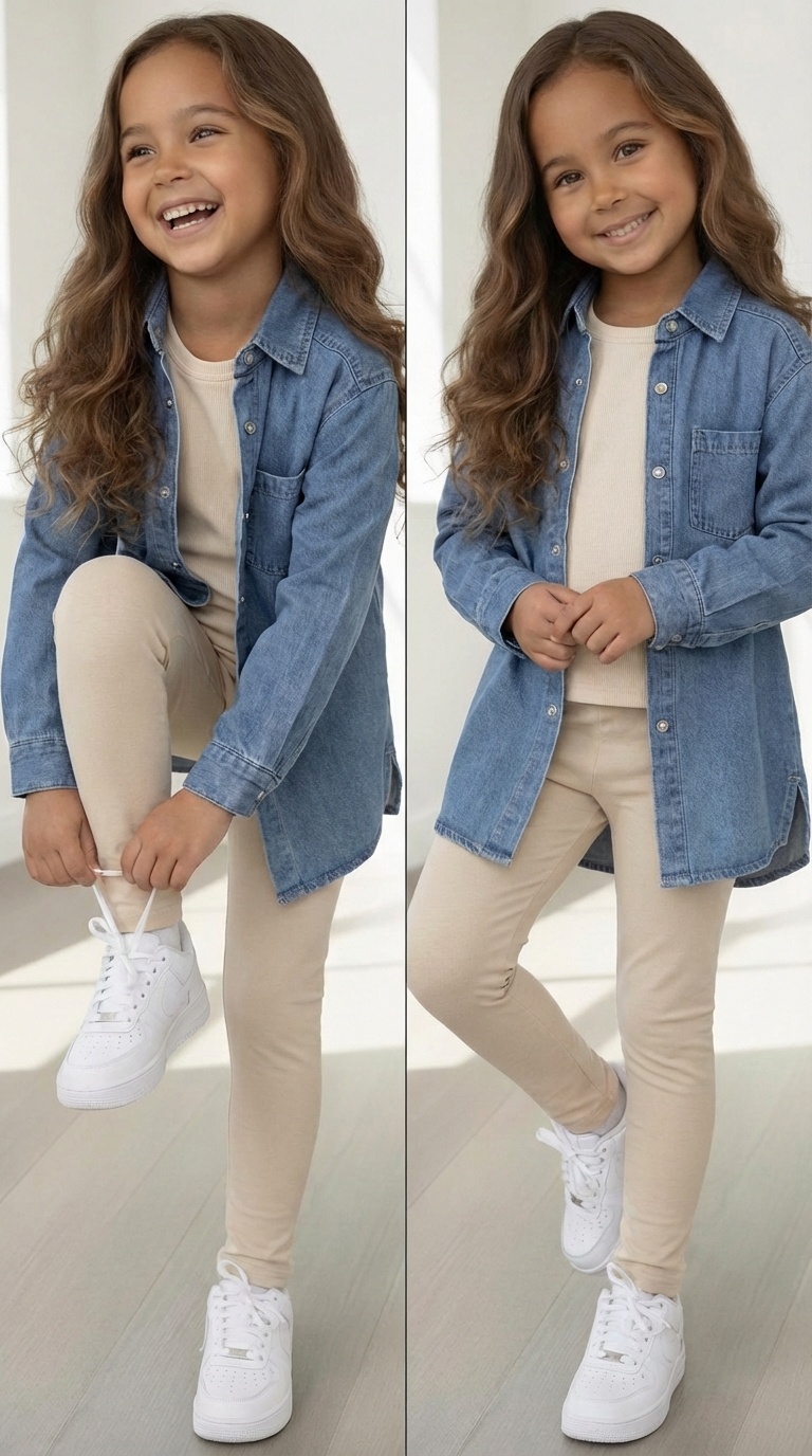 Denim Blouse & Top - Blauw