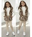 Fluffy Bodywarmer - Leopard Beige