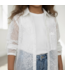 Shirt met kanten blouse (2-delig)