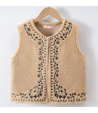 Teddy Gilet - Camel