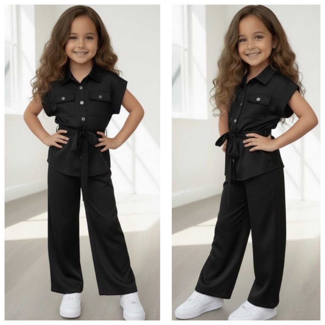 Gilet button set - Zwart (Verzenddatum 5 feb)