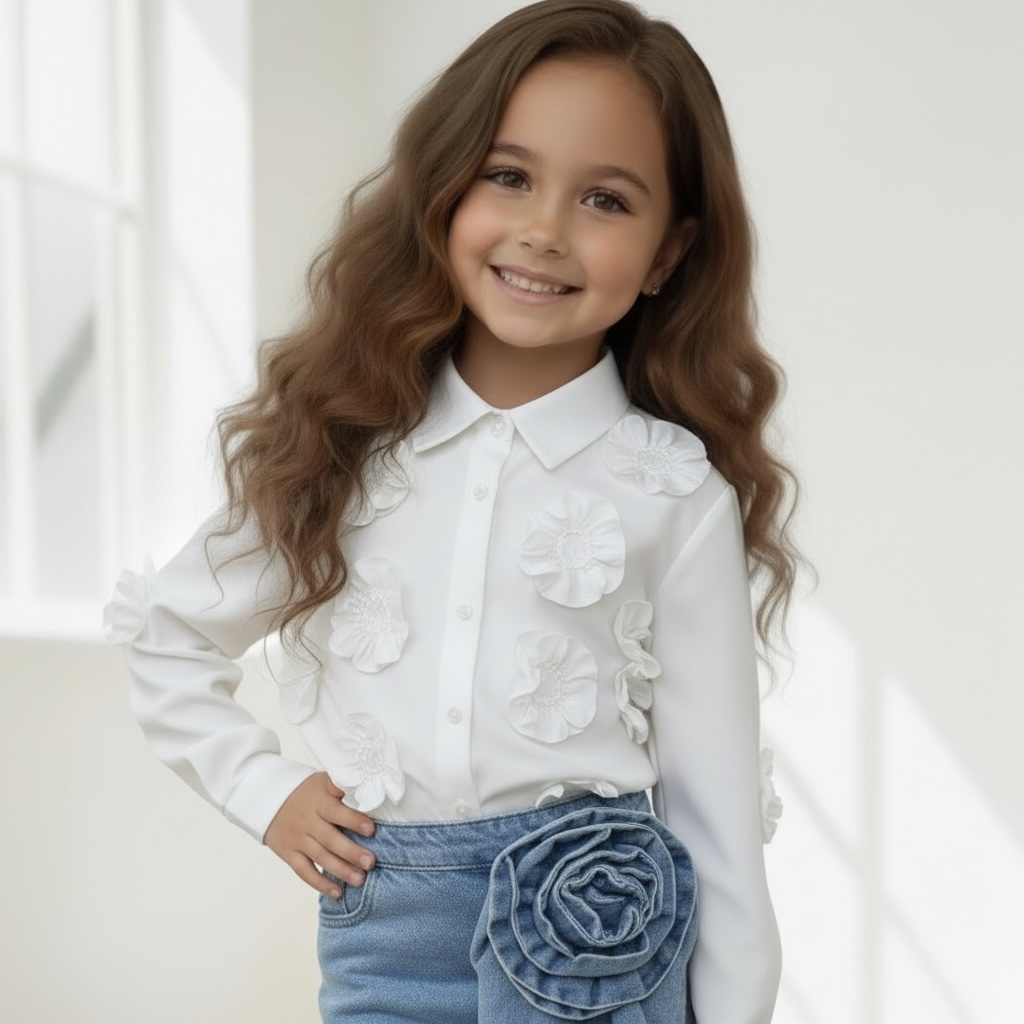 Big Flowers Blouse (Verzenddatum 5 feb)