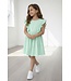 Mousseline jurkje - Mint