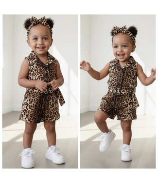 Draakjes en Boefjes Leopard Jumpsuit (Verzenddatum 19 maart)