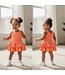 Ruffle heart dress met haar strikjes - Coral