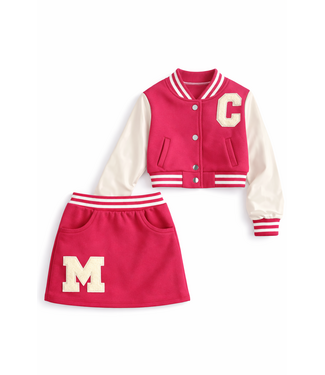 Baseball Set - Fuschia