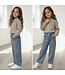 Denim heart Jeans - Blauw/Bruin