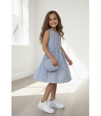 Blue dress (Met tasje)