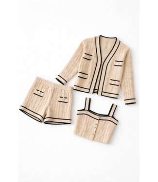 3-delige set (met barret)